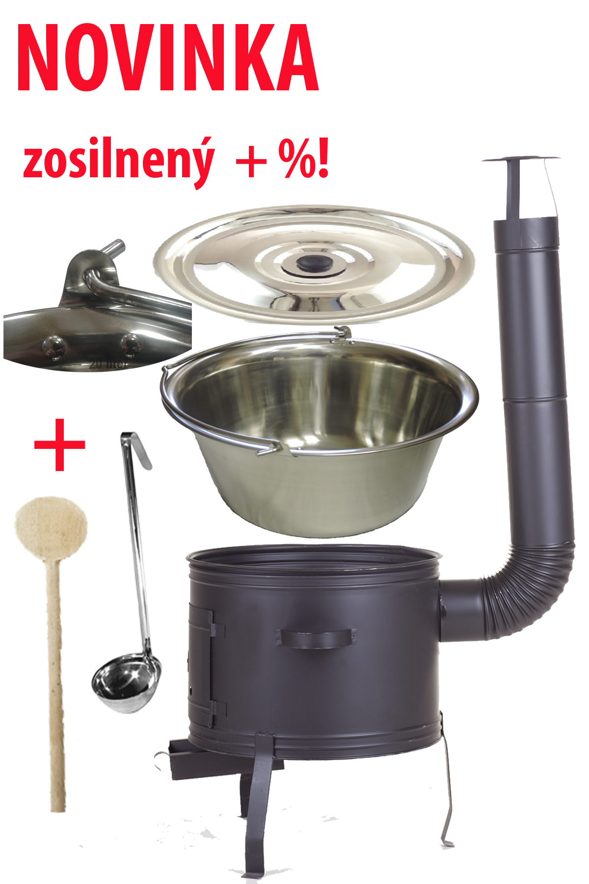 Nerezový set 30 L Zosilnený