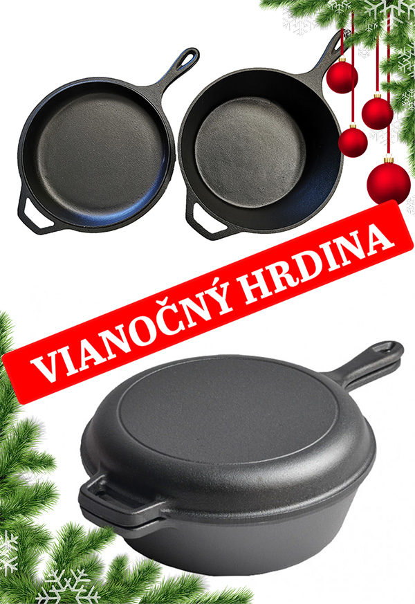 Liatinová panvica DOUBLE 27 cm