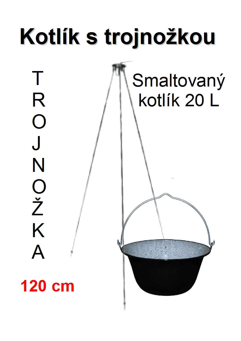 Kotlík s trojnožkoku 20 l EASY