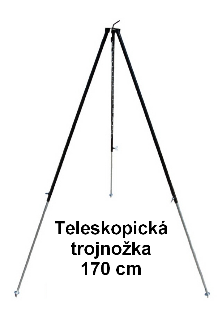 Trojnožka na kotlík - Teleskopická 170 cm